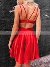 A-line V-neck Stretch Crepe Short/Mini Pockets Homecoming Dresses #Milly020109327