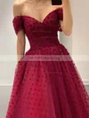 Princess Off-the-shoulder Tulle Ankle-length Pockets Homecoming Dresses #Milly020109380