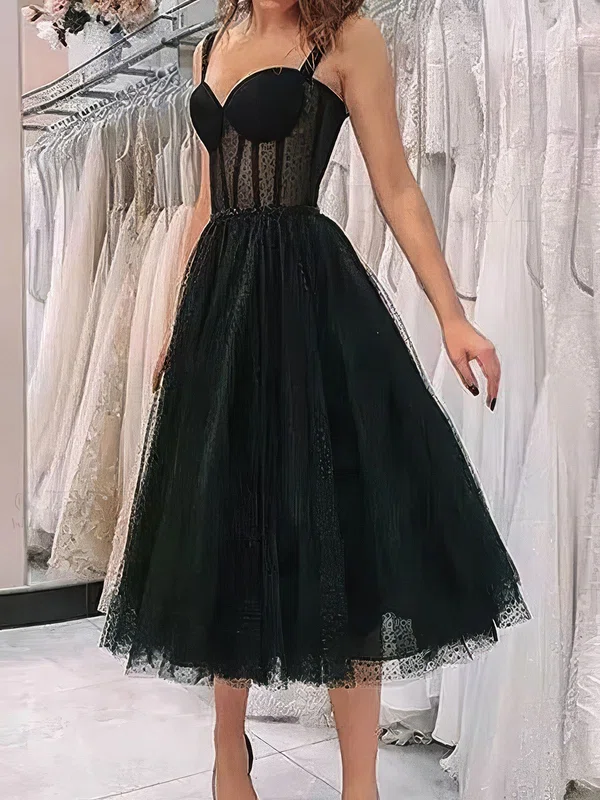 Corset Black Skater Tulle Beaded Homecoming Dresses #Milly020109393