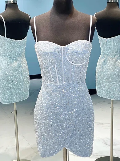 Sweetheart Sequin Bodycon Homecoming Dresses #Milly020109834