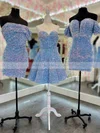 A-line Strapless Sequined Short/Mini Homecoming Dresses #Milly020109851