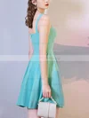 A-line Square Neckline Stretch Crepe Short/Mini Homecoming Dresses #Milly020110007