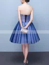 A-line Off-the-shoulder Tulle Short/Mini Homecoming Dresses With Beading #Milly020110027