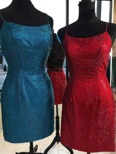 Burgundy Sequin Bodycon Homecoming Dresses #Milly020110051