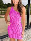 Sheath/Column One Shoulder Sequined Short/Mini Homecoming Dresses #Milly020110293