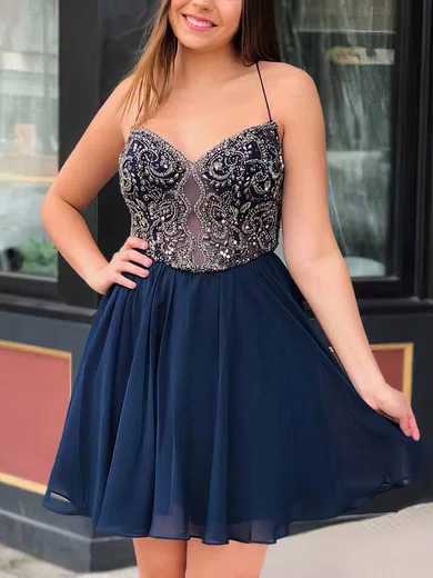 Short Chiffon Homecoming Dresses