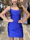 Sheath/Column Scoop Neck Jersey Short/Mini Homecoming Dresses With Beading #Milly020110565