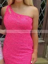 Sheath/Column One Shoulder Sequined Short/Mini Homecoming Dresses #Milly020110576