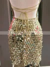 Sheath/Column Scoop Neck Sequined Short/Mini Homecoming Dresses #Milly020110603