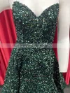 A-line V-neck Sequined Short/Mini Homecoming Dresses #Milly020110784