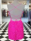 Sheath/Column Scoop Neck Sequined Short/Mini Homecoming Dresses #Milly020110818