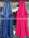 Sheath/Column High Neck Sequined Short/Mini Homecoming Dresses #Milly020110957