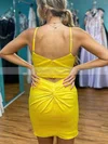 Sheath/Column Scoop Neck Jersey Short/Mini Homecoming Dresses #Milly020111029