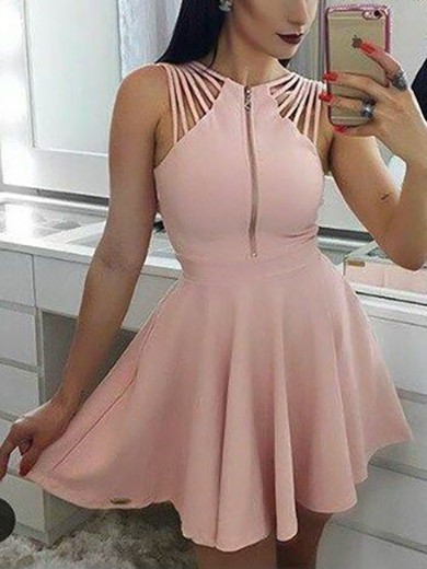 Pink Satin Mini Dress #Milly020111326