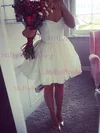 A-line Sweetheart Organza Short/Mini Homecoming Dresses #Milly020111328