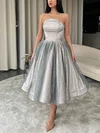Ball Gown Straight Glitter Tea-length Homecoming Dresses #Milly020111344