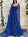 A-line Sweetheart Glitter Sweep Train Prom Dresses With Pockets #Milly020112209