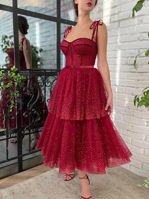 Princess Corset Sweetheart Tulle Tiered Long Homecoming Dresses #Milly020112219