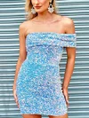 Off Shoulder Sequin Bodycon Mini Dress #Milly020112645