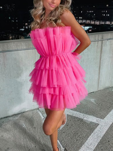 Tiered Tulle Strapless Mini Dress #Milly020112673