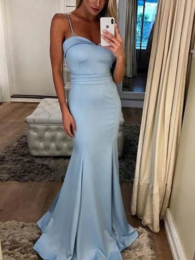 Trumpet/Mermaid Sweetheart Stretch Crepe Floor-length Prom Dresses #Milly020113201