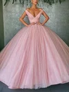 Ball Gown/Princess Floor-length Off-the-shoulder Glitter Elegant Prom Dresses #Milly020113212