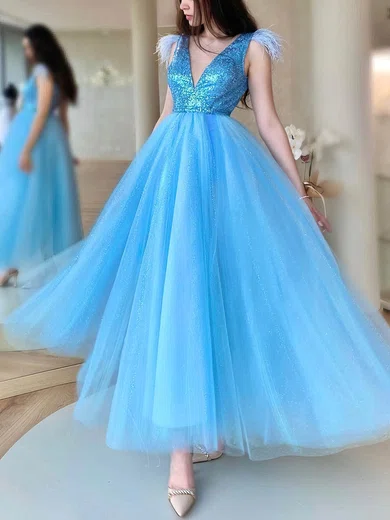 Ankle length 2024 tulle dress