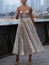 Ball Gown/Princess Ankle-length Sweetheart Glitter Prom Dresses #Milly020113811