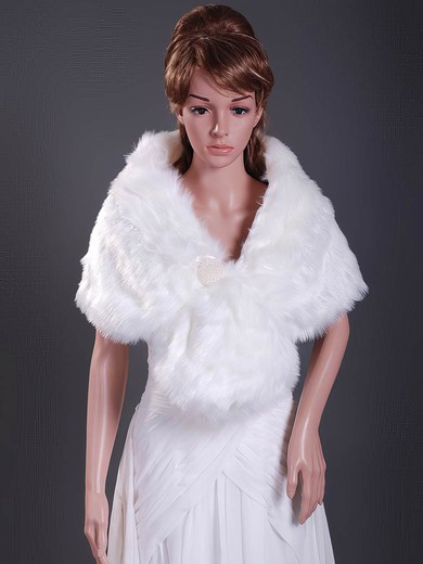 Fabulous Feather/Fur Wedding Shawls #1420004