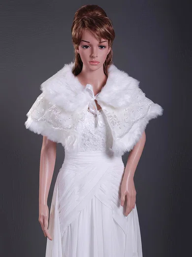 Faux Fur Wedding Shawls #1420011