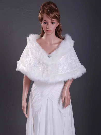Faux Fur Wedding Shawls #1420014