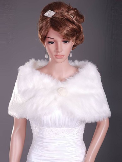 Fabulous Feather/Fur Wedding Shawls #1420021