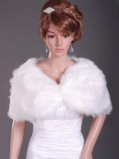 Feather/Fur Wedding Shawls #1420028