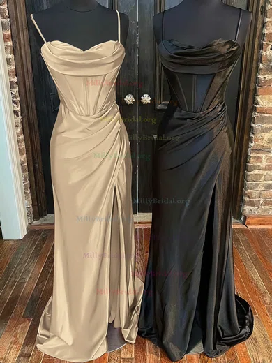 Satin One Shoulder Neckline Short Sheath/Column Cocktail Dress Satin One Shoulder Neckline Short Sheath/Column Cocktail Dress