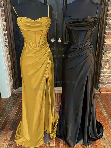 Sheath Column Satin Black & White Homecoming Dress Sheath Column Satin Black & White Homecoming Dress