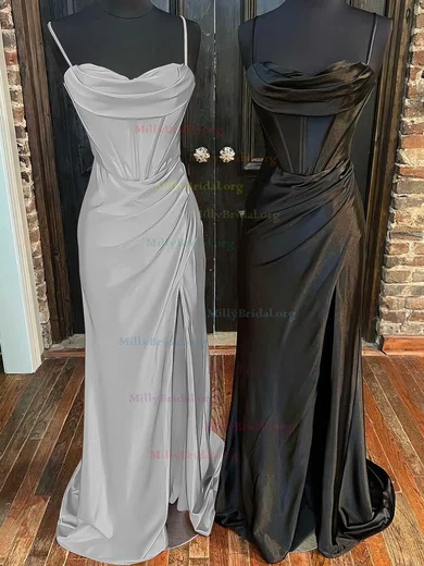 Ruched Sheath Column Sweetheart Silver Prom Dress Ruched Sheath Column Sweetheart Silver Prom Dress
