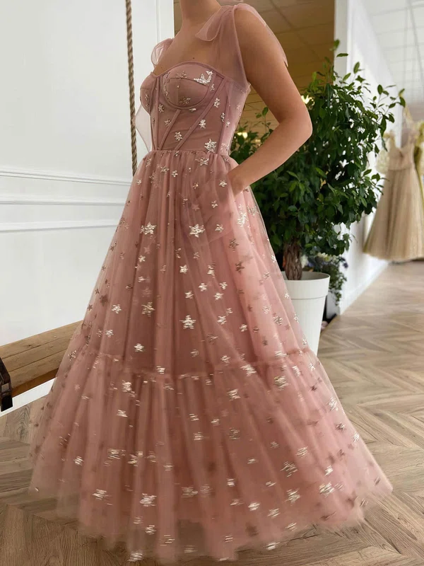 Ball Gown Sweetheart Corset Tulle Long Homecoming Dresses #Milly020115844