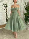 Princess Off-the-shoulder Tulle Long Homecoming Dresses #Milly020115857