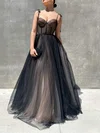 Ball Gown Sweetheart Tulle Floor-length Prom Dresses With Bow #Milly020116545