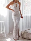 Sparkly Sheath/Column Sequin Cut Out Formal Dresses PT020116947