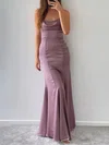Sheath/Column Cowl Neck Satin Floor-length Formal Dresses PT020117016