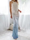 Sparkly Sheath/Column Sequin Halter Formal Dresses PT020117081