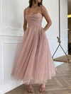 Ball Gown Square Neckline Tulle Ankle-length Pockets Prom Dresses #SALEMilly020108526