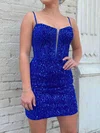 Corset Bodycon Sequin V-neck Homecoming Dresses #Milly020117426