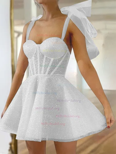 Corset Ivory Skater Glitter Sweetheart Homecoming Dresses Corset Ivory Skater Glitter Sweetheart Homecoming Dresses