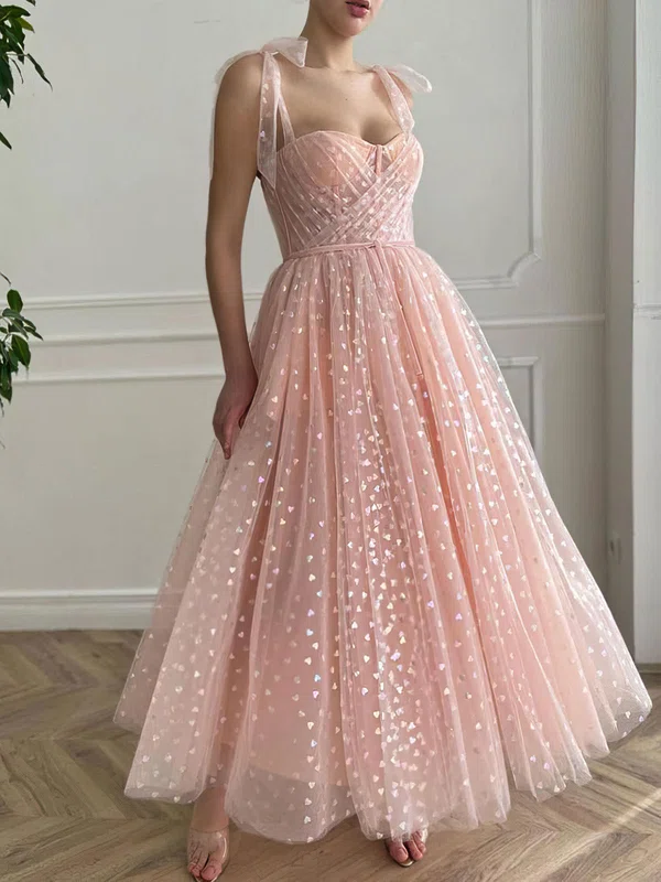 Ball Gown Sweetheart Tulle Ankle-length Homecoming Dresses With Pockets #Milly020117642