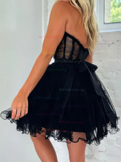 Black skater prom fashion dress