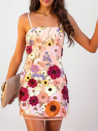 3D Floral Embroidered Bodycon Mini Dress #Milly020117659