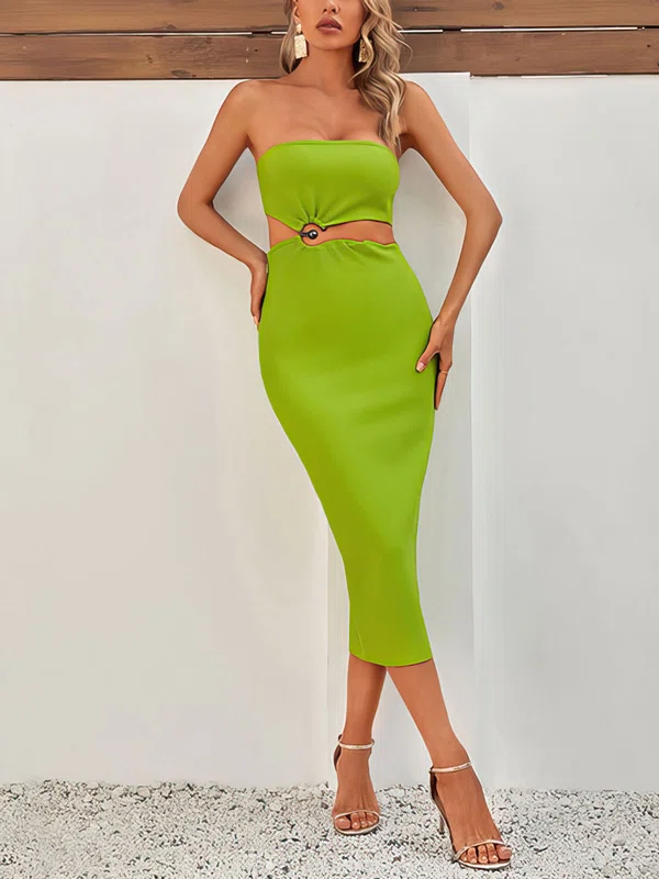 Cut Out Bodycon Midi Dress PT02024698