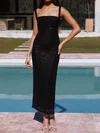 Black Sequin Split Maxi Dress PT02024739